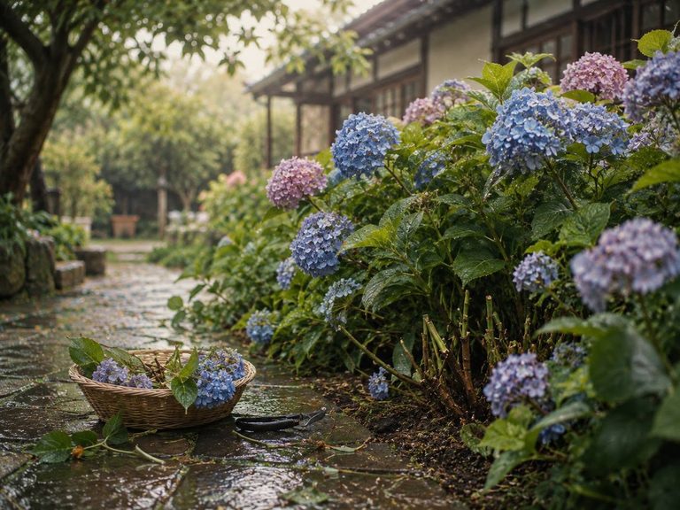 【詩詞創作】近秋分・繡球花